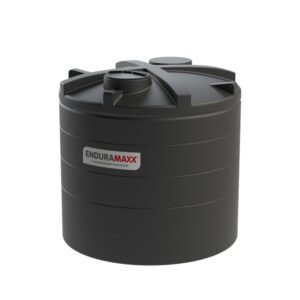 15,000 Litre Vertical Tank - Black - Potable Water - 1 SG - Low Profile
